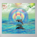 Dolphin Rising Print