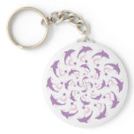 Dolphin spiral keychains