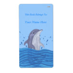 Dolphin Splash Shipping Label