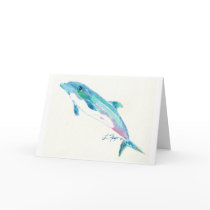 Dolphin Thank You Card by zooogle Dolphin Thank You Card