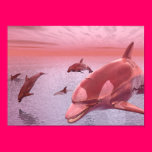 Dolphin Water Fantasy Canvas Print