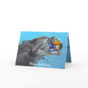 Dolphin wish you a happy new year cards by photographs Dolphin wish you a happy new year cards