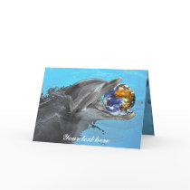 Dolphin wish you a happy new year cards