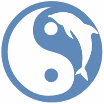 Dolphin Yin Yang Ornament Cut Outs