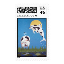 dolphincow stamp
