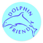 Dolphine Friendly Product Tag stickers