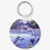 Dolphins1, Dolphins1, Welcome to Paradise keychains