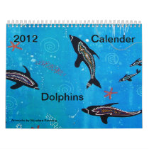Dolphins 2012 Calender Wall Calendar