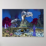 Dolphins - 6"x9" Poster