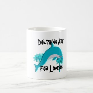Dolphins Are, For Lovers Temp Change Mug mug