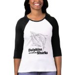 Dolphins are gay sharks t-shirts