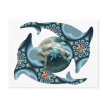 Dolphins at Dione postcards by Jaenne Dolphins at Dione postcards