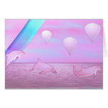dolphins At dusk cards