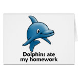 Dolphins Ate My Homework cards