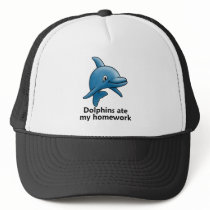 Dolphins Ate My Homework Mesh Hat