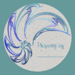 Dolphins Bookplate stickers