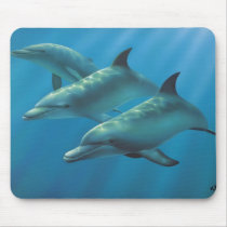Dolphins by Andrew Patsalou mousepads