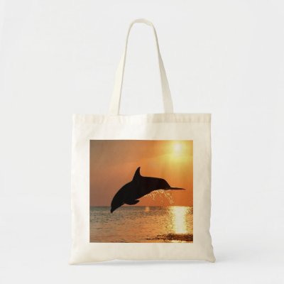 Dolphins by Sunset Bags