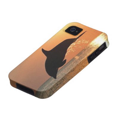 Dolphins by Sunset Case-Mate iPhone 4 Cover