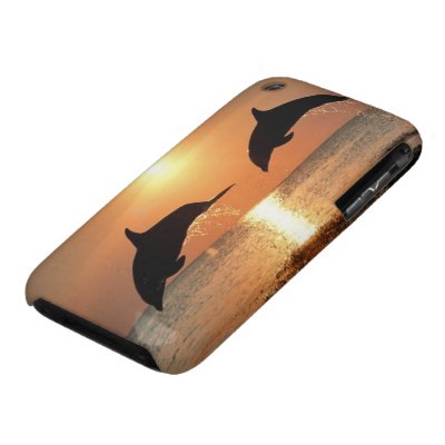 Dolphins by Sunset iPhone 3 Case-Mate Case