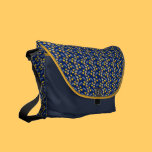 Dolphins, fish, turtles and crabs. rickshaw messenger bags