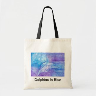 Dolphins In Blue bag
