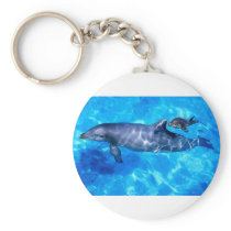 dolphins keychain