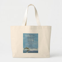 dolphins=pope francis=st. francis SIMPLE PRAYER Tote Bag