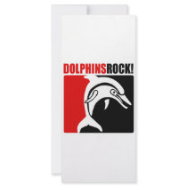 Dolphins Rock! #2 Personalized Rack Card