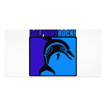 Dolphins Rock! $3 Picture Card