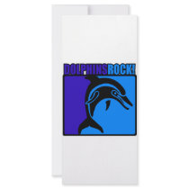 Dolphins Rock! $3 Rack Card Design