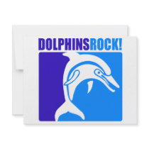 Dolphins Rock! #4 invitations