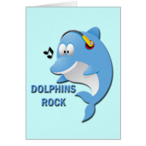 DOLPHINS ROCK GREETING CARDS