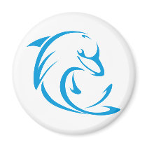 Dolphins T Shirt | Cool Dolphins T Shirt Logo Fridge Magnets