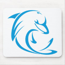 Dolphins T Shirt | Cool Dolphins T Shirt Logo Mouse Pad