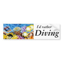 Dolphins Tropical Fish Bumper Stickers
