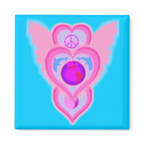 dolphinwingsoflovetoday magnets