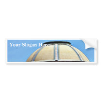 Dome At The Los Angeles Farmers Market bumper stickers by lifesphere Dome At The Los Angeles Farmers Market bumper stickers