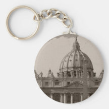 Dome of St Peters Basilica Rome Key Chain