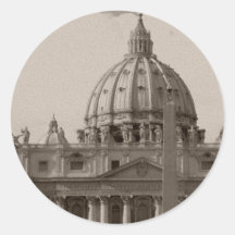 Dome of St Peters Basilica Rome Stickers