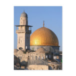 Dome of the Rock , Al Aqsa at Sunset,Jerusalem Post Card