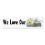 Dome Tent Camper Camping Bumper Sticker