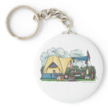 Dome Tent Camper Camping Key Chains