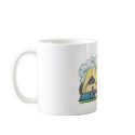 Dome Tent Camper Camping Mugs by art1st Dome Tent Camper Camping Mugs