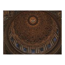 Dome to Heaven in St. Peter's Basilica posters