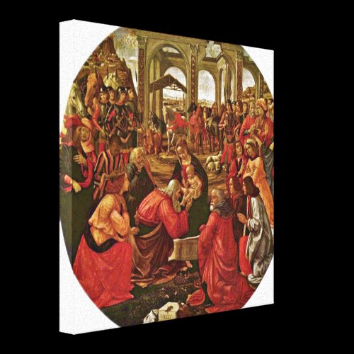 Domenico Ghirlandaio - Adoration of the Magi Gallery Wrapped Canvas