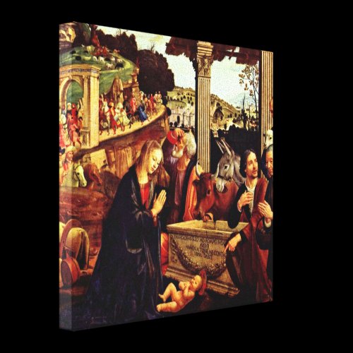 Domenico Ghirlandaio - Adoration of the Shepherd Canvas Prints