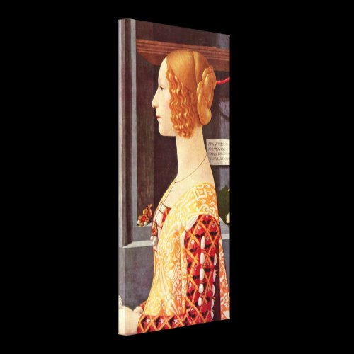 Domenico Ghirlandaio - Giovanna Tornabuoni Gallery Wrap Canvas
