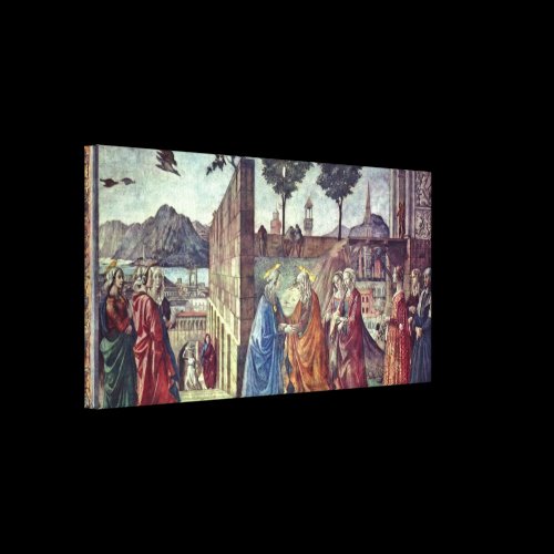 Domenico Ghirlandaio - Visitation Gallery Wrap Canvas