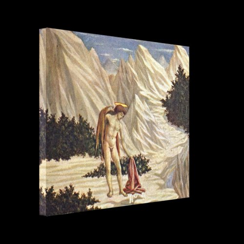 Domenico Veneziano - St John in the Desert Canvas Prints